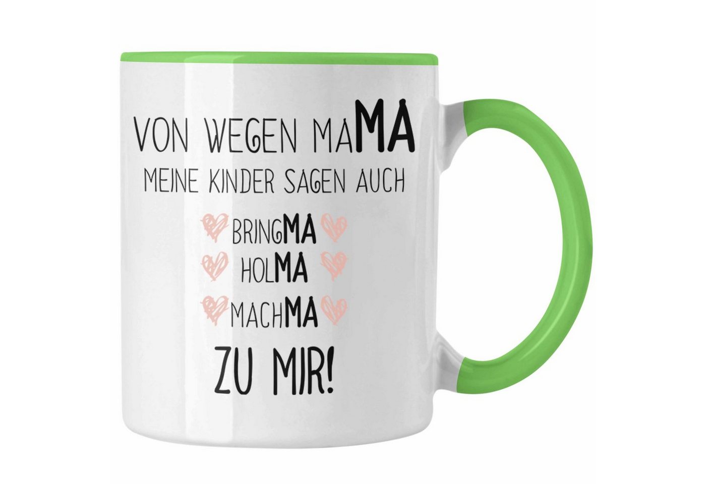 Trendation Tasse Trendation - Mama Tasse mit Spruch Geschenk Muttertag von Tochter Sohn Mutter Kaffeetasse von Trendation