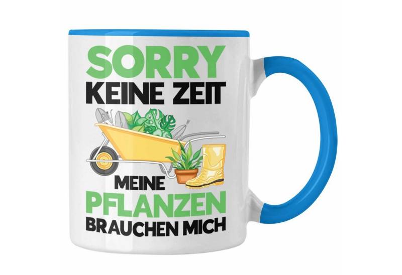 Trendation Tasse Trendation - Meine Pflanzen Brauchen Mich Tasse mit Spruch Garten Hobb Trendation Tasse Trendation - Meine Pflanzen Brauchen Mich Tasse mit Spruch Garten Hobb von Trendation
