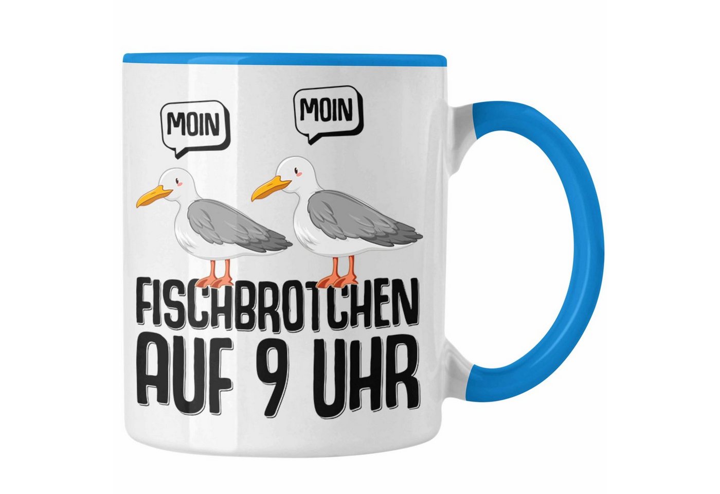 Trendation Tasse Trendation - Moin Tasse Norddeutsch Fischbrötchen Auf 9 Uhr Möwen Plat Trendation Tasse Trendation - Moin Tasse Norddeutsch Fischbrötchen Auf 9 Uhr Möwen Plat von Trendation