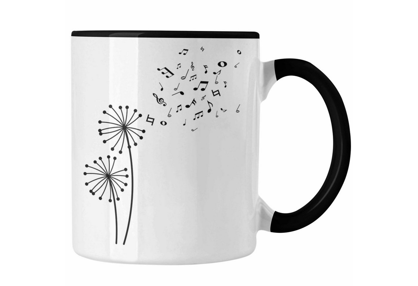 Trendation Tasse Trendation - Musiker Tasse Musikliebhaber Musik Musiklehrer Geschenk Geschenkidee Musiklehrerin Coach Geschenkideen Blume von Trendation