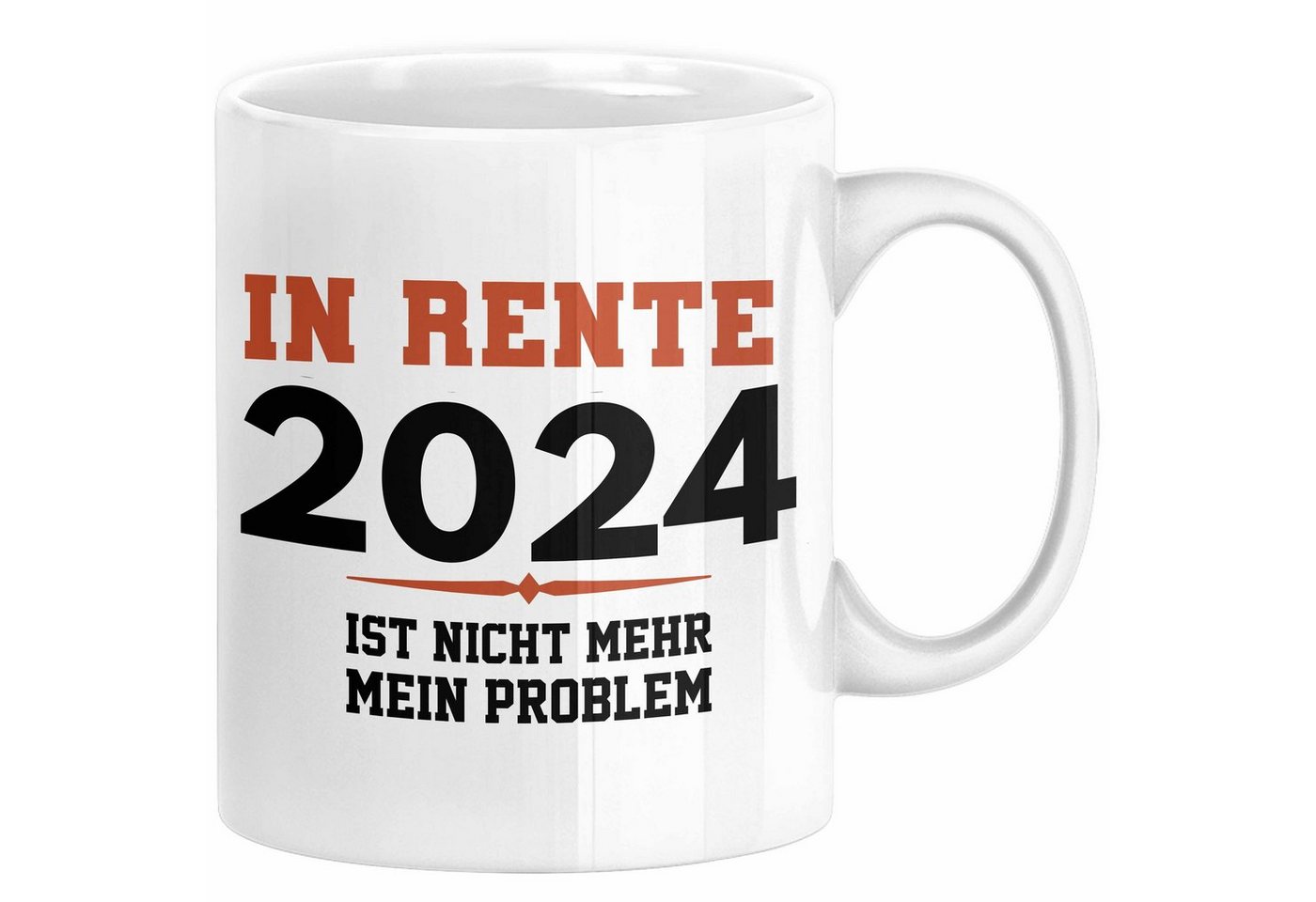 Trendation Tasse Trendation - Renter 2024 Tasse Ruhestand Geschenk Rente von Trendation