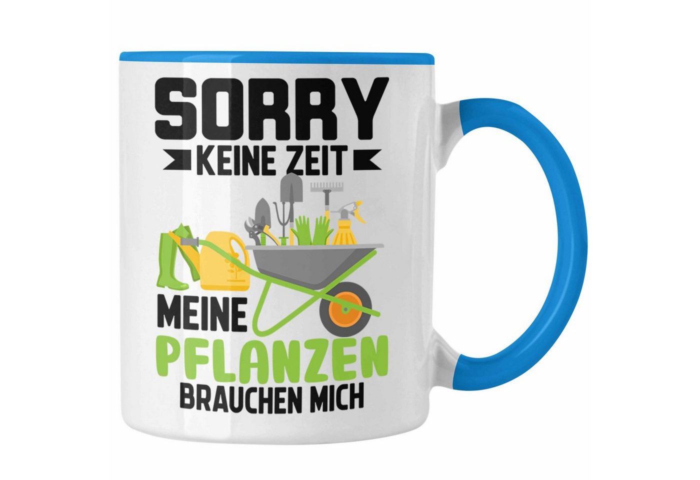 Trendation Tasse Trendation - Sorry Meine Pflanzen Brauchen Mich Tasse Geschenkidee Für Gärtner Hobbygärtner Garten Geschenke von Trendation