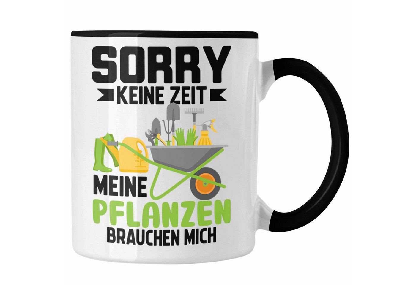 Trendation Tasse Trendation - Sorry Meine Pflanzen Brauchen Mich Tasse Geschenkidee Für Gärtner Hobbygärtner Garten Geschenke von Trendation