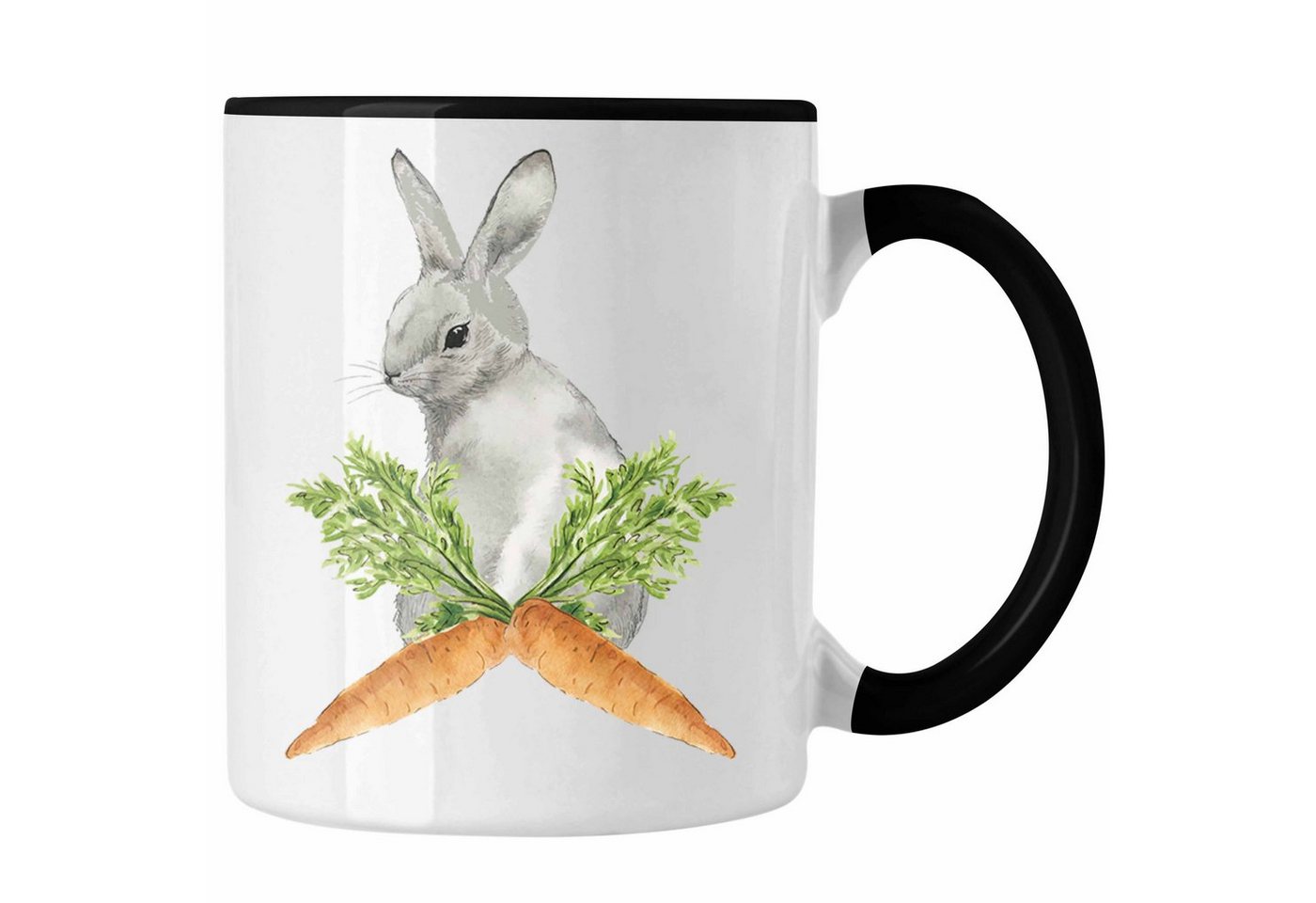 Trendation Tasse Trendation - Tasse Ostern Ostergeschenke Kinder Jugendliche Geschenke Lustige Grafik Osterhase Osterei Karrotte von Trendation