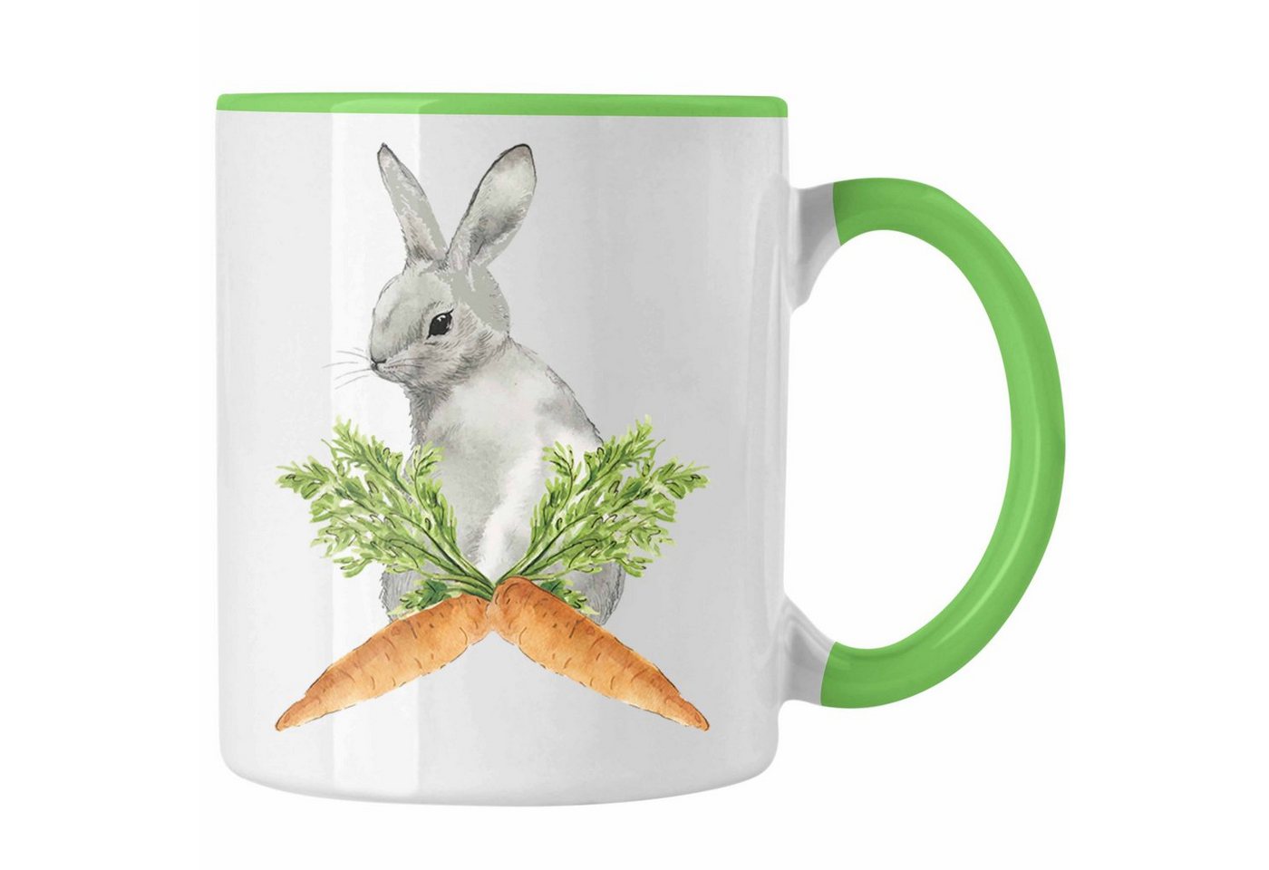 Trendation Tasse Trendation - Tasse Ostern Ostergeschenke Kinder Jugendliche Geschenke Lustige Grafik Osterhase Osterei Karrotte von Trendation