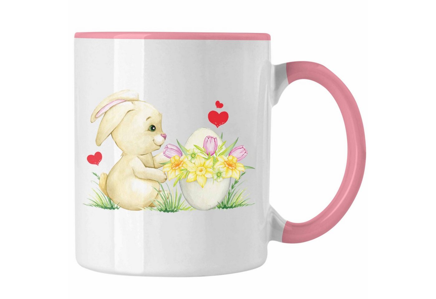 Trendation Tasse Trendation - Tasse Ostern Ostergeschenke Kinder Jugendliche Geschenke Lustige Grafik Osterhase Osterei von Trendation