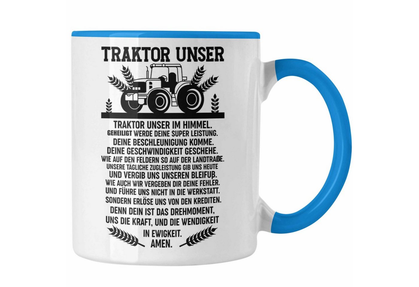 Trendation Tasse Trendation - Traktor Unser Tasse Geschenk Lustig Landwirt Spruch Bauer von Trendation