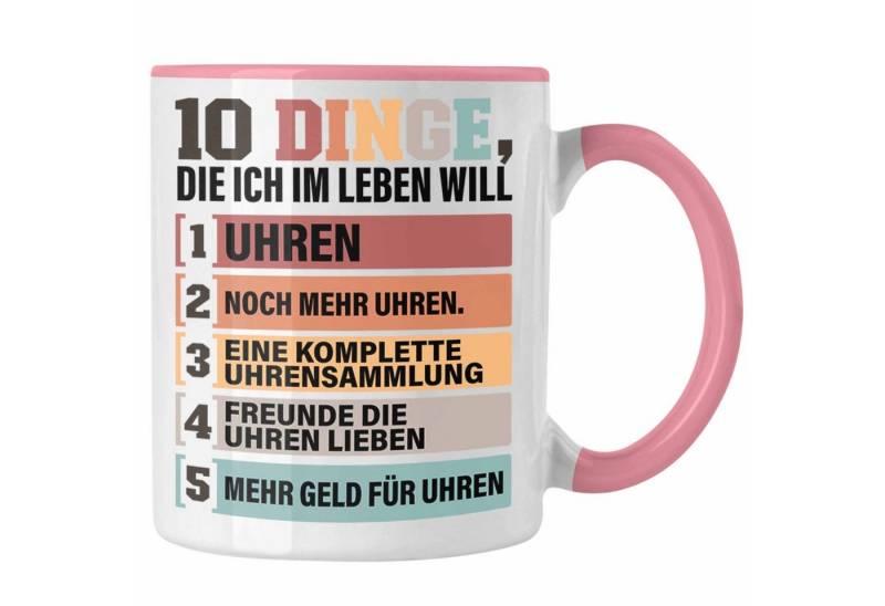 Trendation Tasse Uhren Sammler Tasse Geschenk Spruch Geschenkidee für Uhrensammler Lus von Trendation