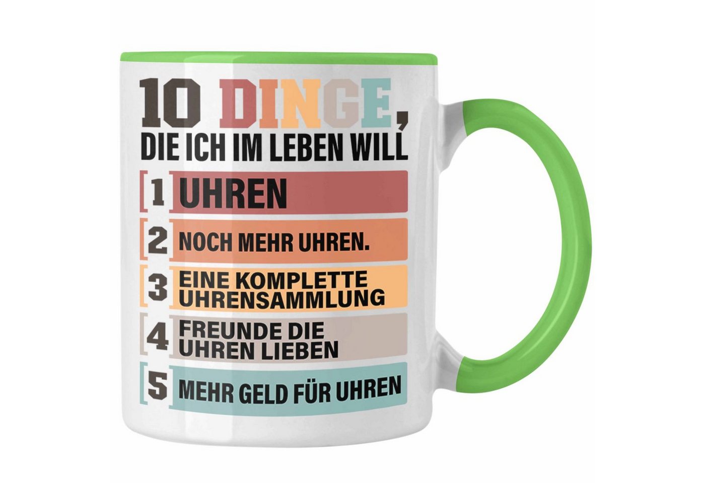 Trendation Tasse Uhren Sammler Tasse Geschenk Spruch Geschenkidee für Uhrensammler Lus von Trendation