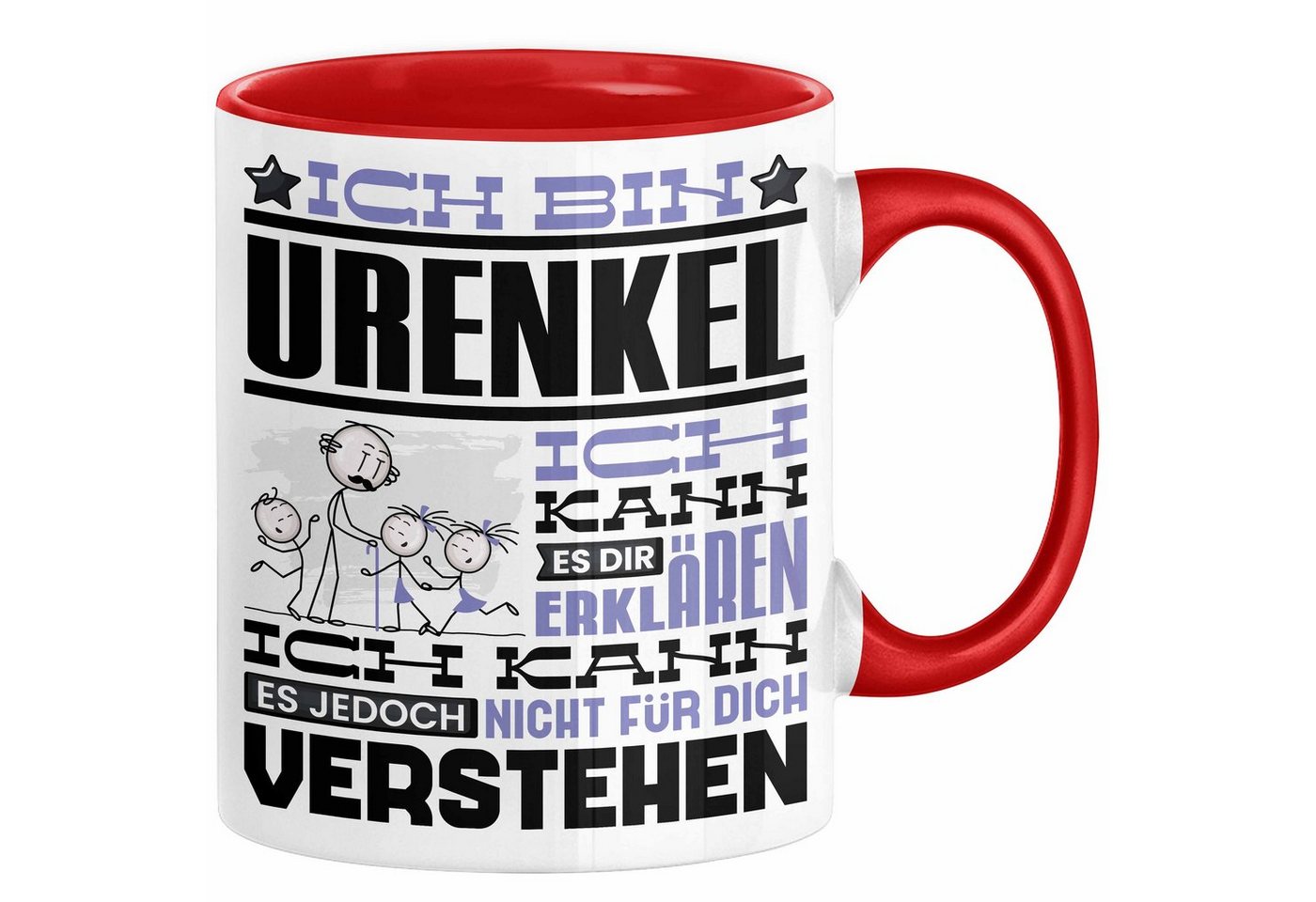 Trendation Tasse Urenkel Geschenk Kaffee-Tasse Geschenkidee für Urenkel Ich Bin Urenkel von Trendation