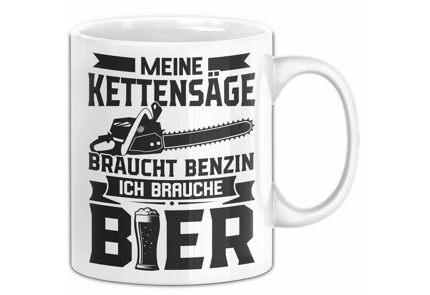 Trendation Tasse Waldarbeiter Tasse Geschenk Meine Kettensäge Braucht Benzin Holzernte Trendation Tasse Waldarbeiter Tasse Geschenk Meine Kettensäge Braucht Benzin Holzernte von Trendation
