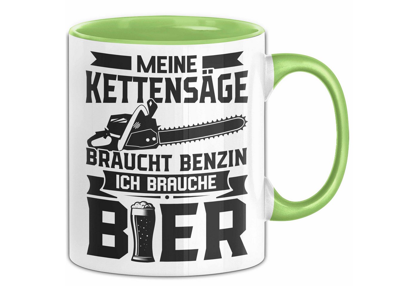 Trendation Tasse Waldarbeiter Tasse Geschenk Meine Kettensäge Braucht Benzin Holzernte Trendation Tasse Waldarbeiter Tasse Geschenk Meine Kettensäge Braucht Benzin Holzernte von Trendation