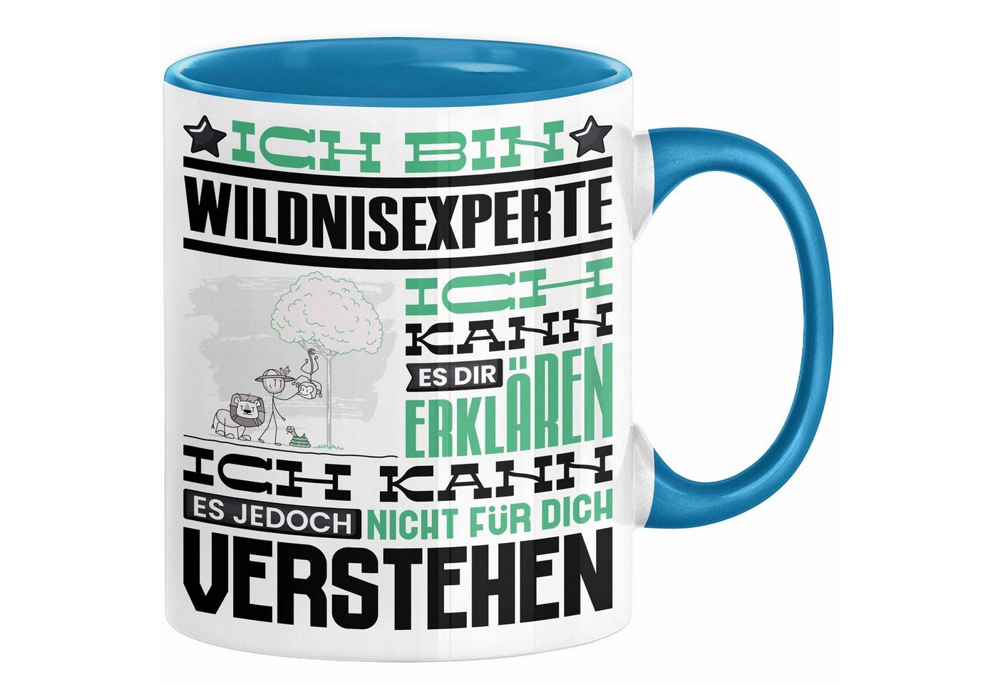 Trendation Tasse Wildnisexperte Geschenk Kaffee-Tasse Geschenkidee für Wildnisexperte I von Trendation