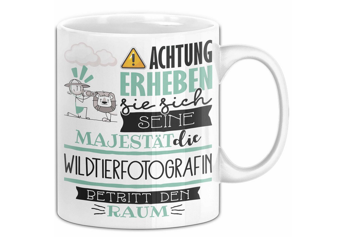 Trendation Tasse Wildtierfotografin Tasse Geschenk Lustiger Spruch Bitte Erheben Sie Trendation Tasse Wildtierfotografin Tasse Geschenk Lustiger Spruch Bitte Erheben Sie von Trendation