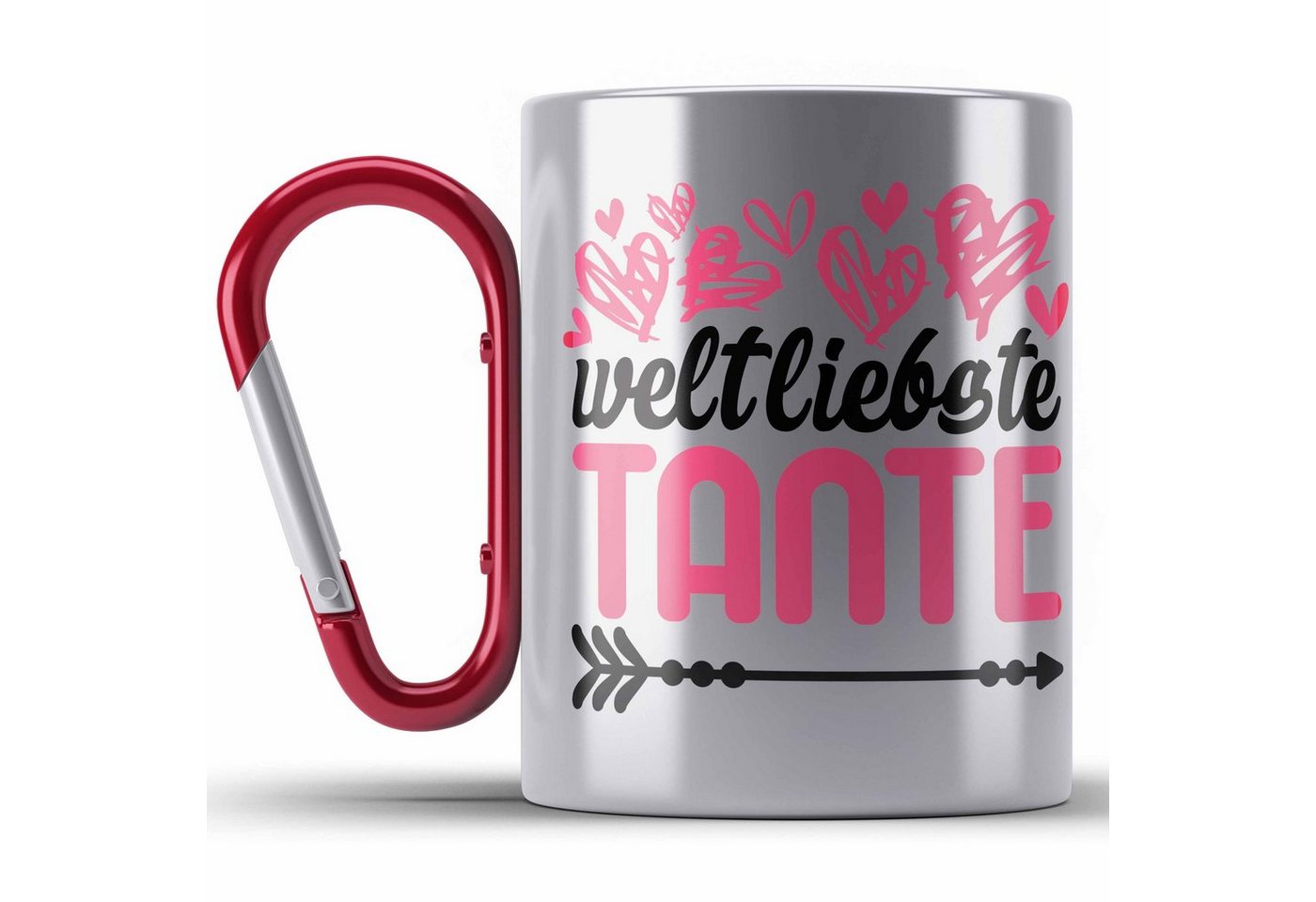 Trendation Thermotasse Beste Tante der Welt Geschenk Edelstahl Tasse mit Spruch Edelstahl Ede von Trendation