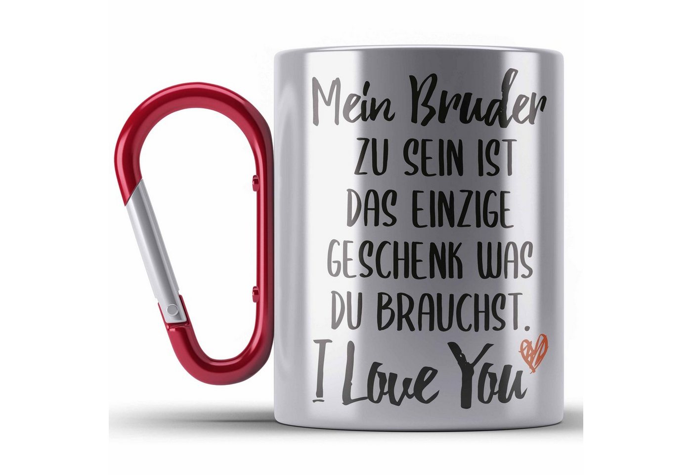 Trendation Thermotasse Bruder Schwester Edelstahl Tasse Geschenk von Bruder Geschenkidee für von Trendation