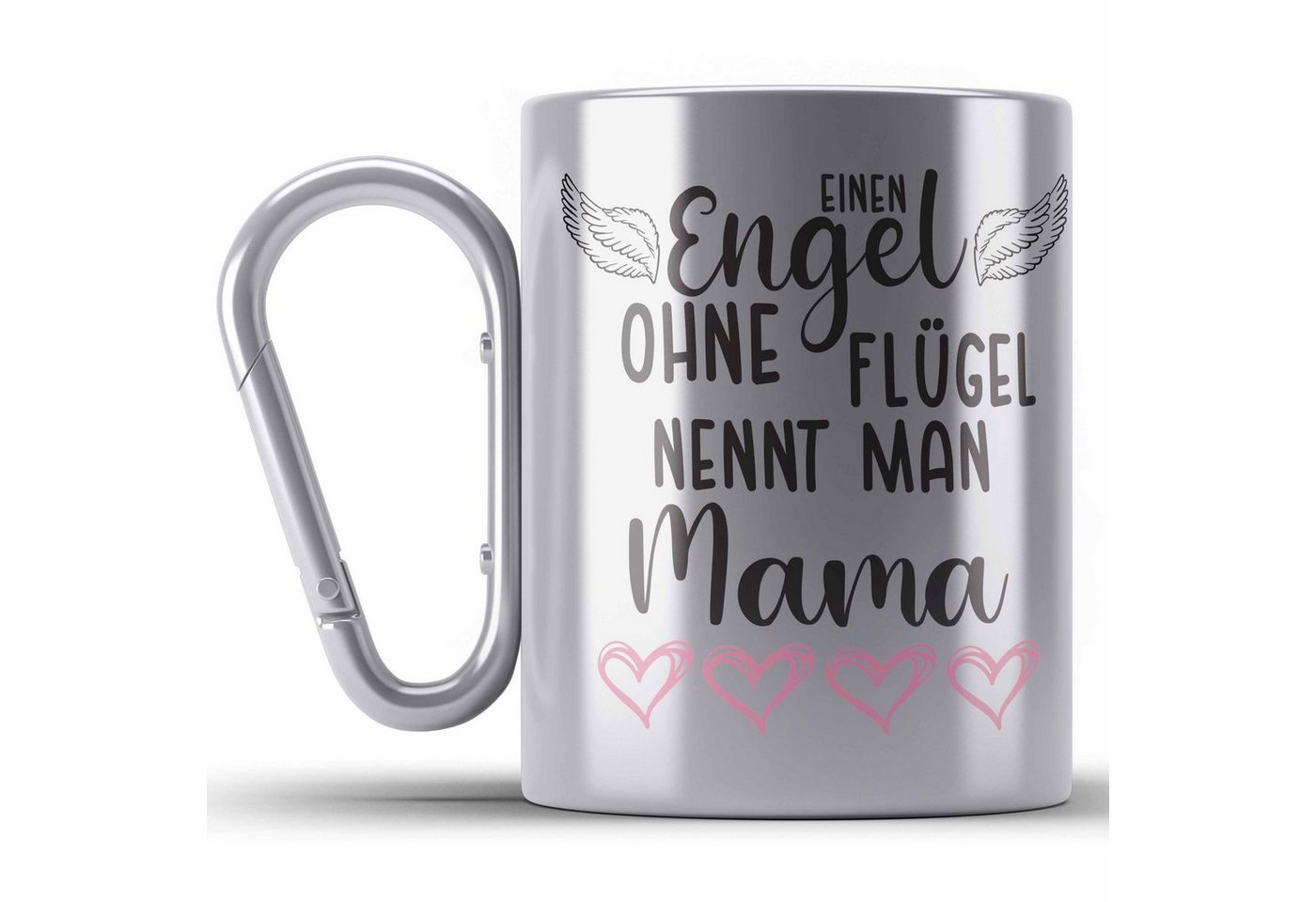 Trendation Thermotasse Engel Ohne Flügel Nennt Man Mama Edelstahl Tasse Geschenk Spruch Liebe von Trendation