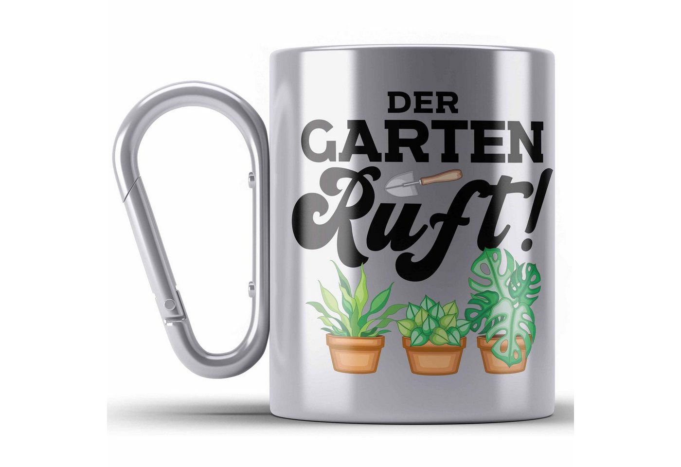 Trendation Thermotasse Gärtner Edelstahl Tasse Geschenk Oma Opa Der Grarten Ruft Hobbygärtner von Trendation