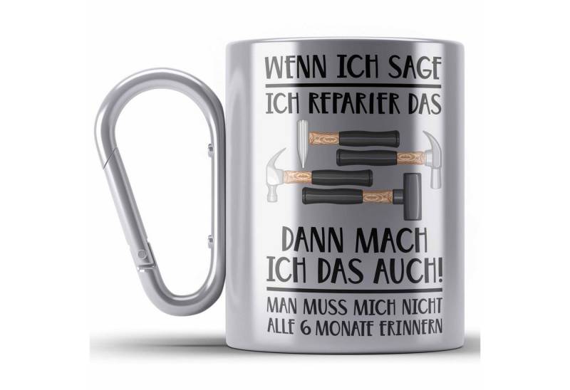 Trendation Thermotasse Handwerker Edelstahl Tasse mit Spruch Geschenke für Handwerk KaffeeEde von Trendation