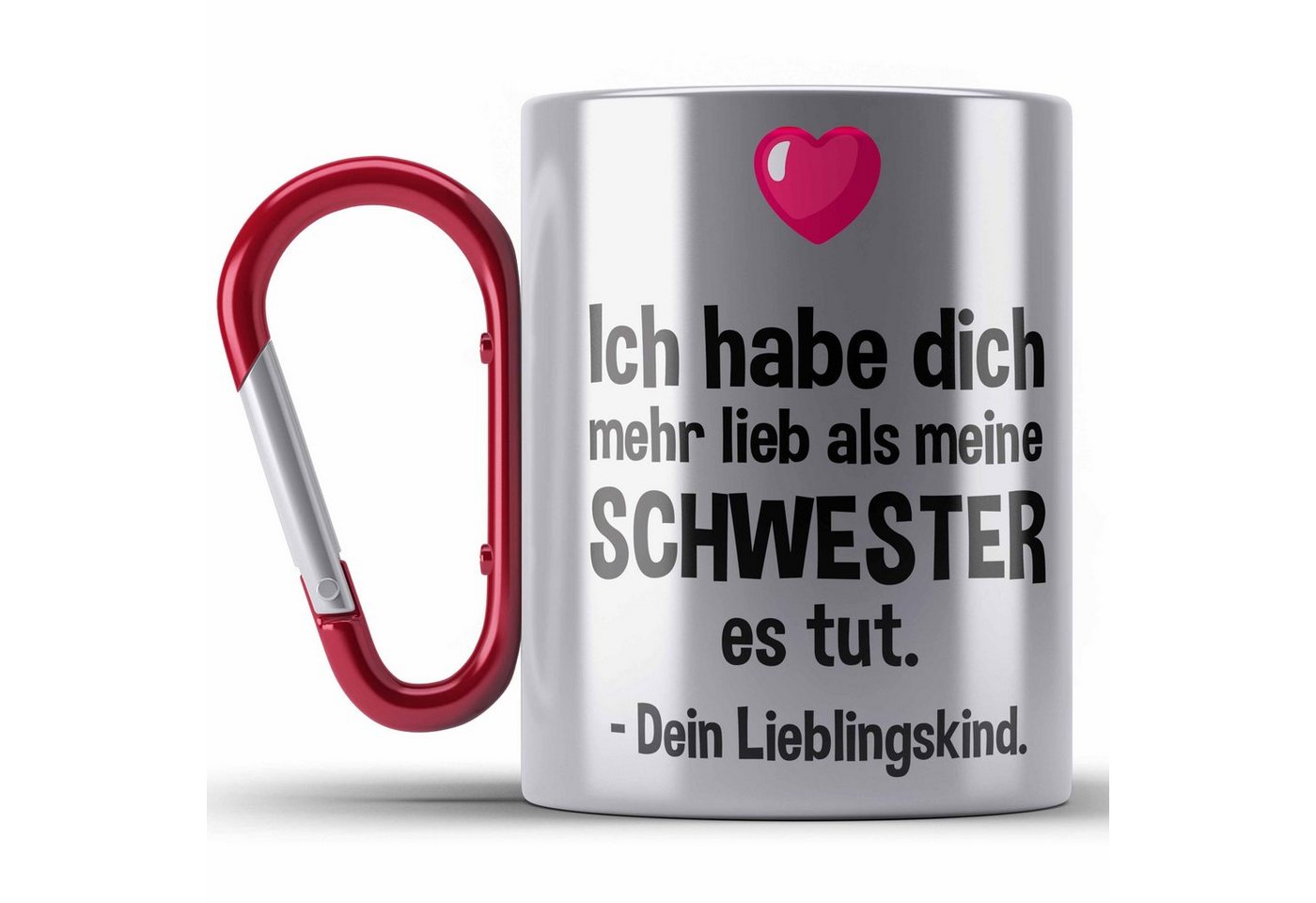 Trendation Thermotasse Lieblingskind Muttertag Vatertag Edelstahl Tasse Geschenk Kinder Sohn von Trendation