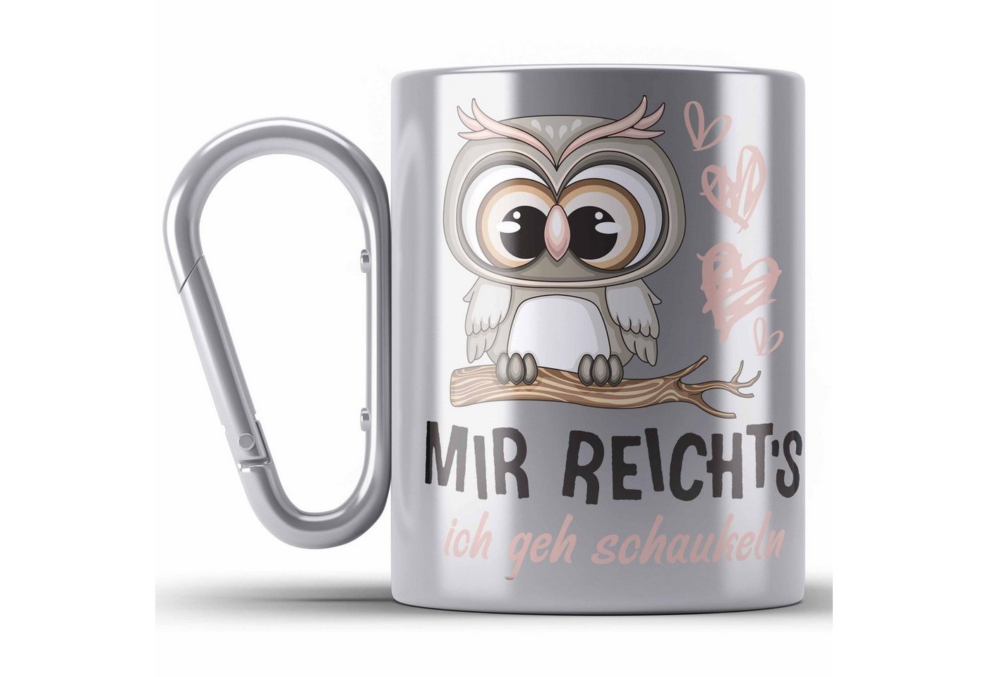 Trendation Thermotasse Mir Reichts Ich Geh Schaukeln Edelstahl Tasse Frauen Lustiger Spruch von Trendation