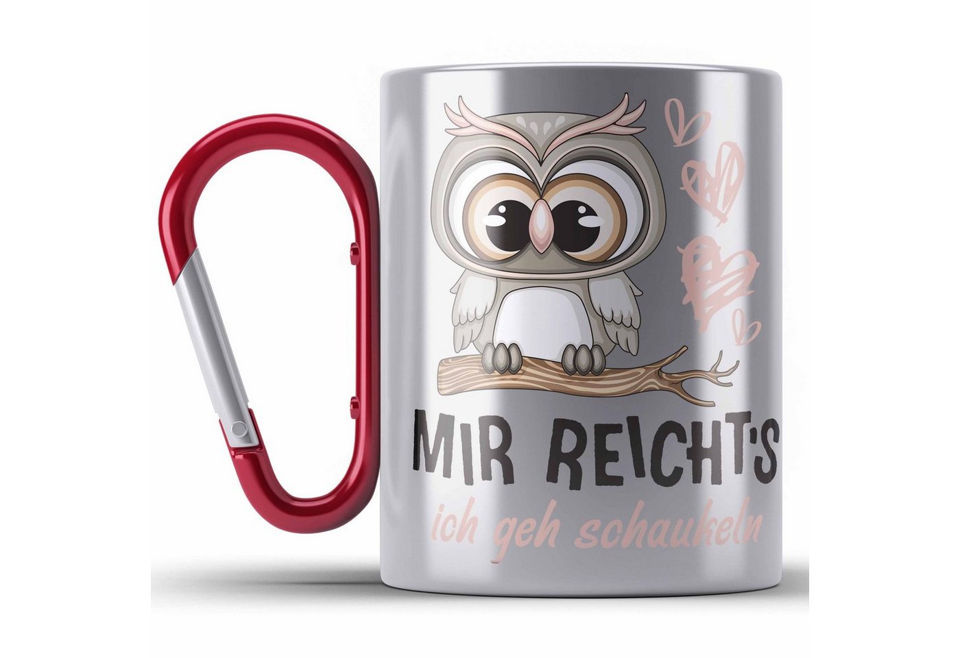 Trendation Thermotasse Mir Reichts Ich Geh Schaukeln Edelstahl Tasse Frauen Lustiger Spruch von Trendation