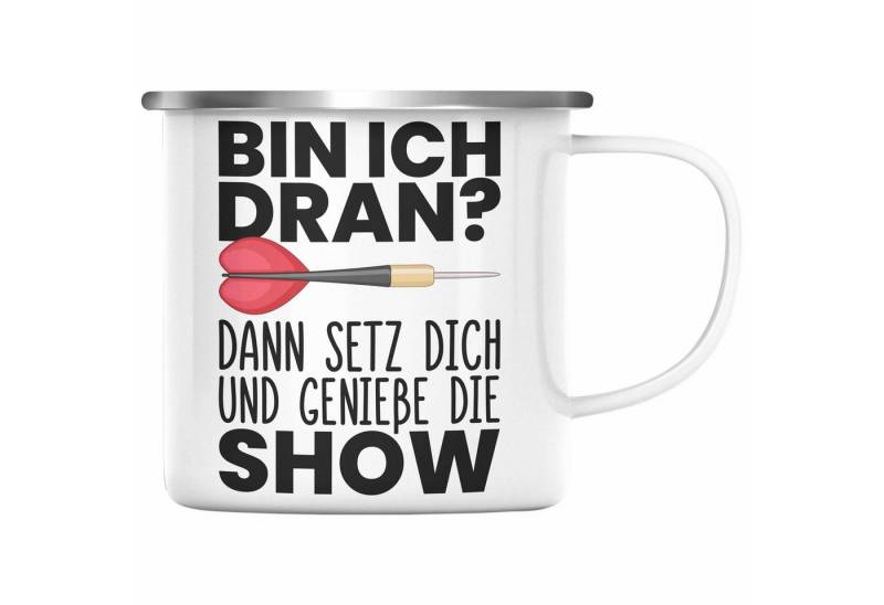 Trendation Thermotasse Trendation - Dart Geschenk Emaille Tasse KaffeeEmaille Tasse Dartspiel Trendation Thermotasse Trendation - Dart Geschenk Emaille Tasse KaffeeEmaille Tasse Dartspiel von Trendation