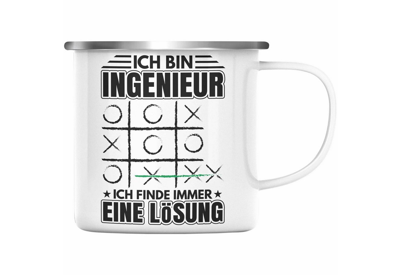 Trendation Thermotasse Trendation - Ingenieur Emaille Tasse Geschenk Mit Spruch Männer Ich Fi Trendation Thermotasse Trendation - Ingenieur Emaille Tasse Geschenk Mit Spruch Männer Ich Fi von Trendation