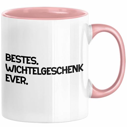 Trendation - Wichtelgeschenk für Frauen Kollegen Geschenk Wichteln Weihnachten Bestes Wichtelgeschenk Ever Xmas Schrottwichteln (Rosa) von Trendation