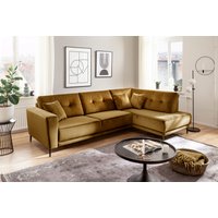 Trends by HG Polsterecke "Barcelona L-Form", mit Metallfuss, frei im Raum stellbar von Trends By Hg