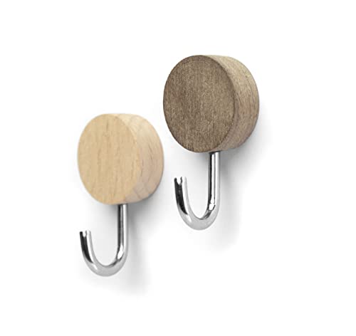 Magnethaken WOOD HOOK 2er Set von Trendform