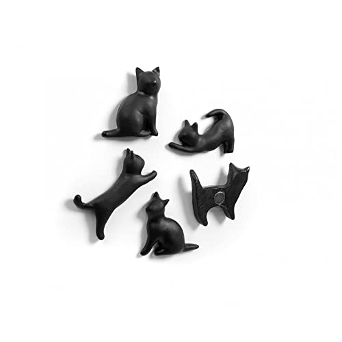 Trendform® FA4583 Magnete Meow, 5er Set, schwarz von first4magnets