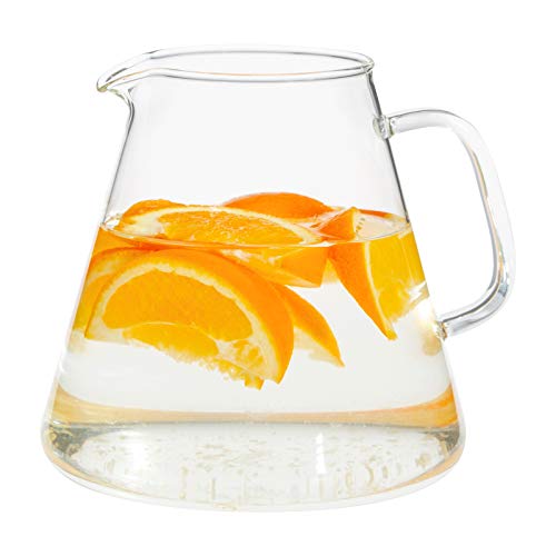 Trendglas Jena Glaskanne / Saftkrug / Wasserkrug BARI aus Borosilikatglas, 1,3 L von Trendglas Jena