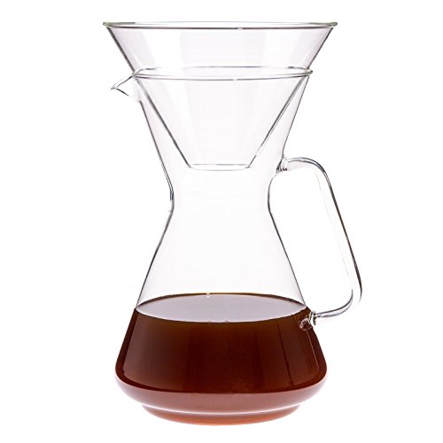Trendglas Jena Kaffeebereiter BRASIL für 8 Tassen mit Glas-Filterhalter, 1,2 Liter von Trendglas Jena