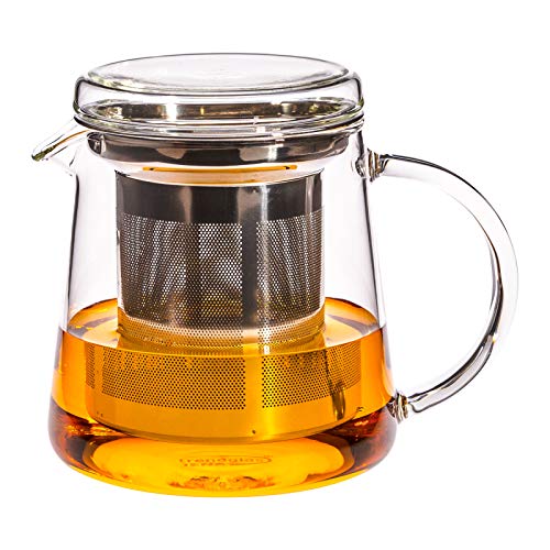 Trendglas Jena Teekanne FOR TWO für zwei Tassen mit Edelstahlfilter, 0,4 Liter von Trendglas Jena