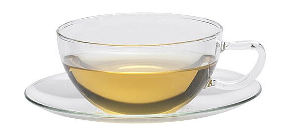 Teetasse mit Untere 0,2 l Opus klar von Trendglas