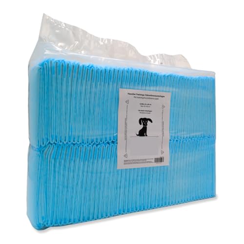 200 Stück Hunde Trainingspads 45x60cm | Welpenunterlagen & Puppy Pads | saugstark & wasserdicht | Inkontinenzunterlagen für kleine bis mittelgroße Hunde, Katzen & Pflege von Trendisland