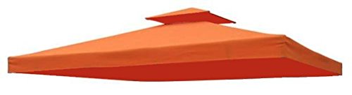 Ersatzdach Dach für Partyzelt Pavillon in verschiedenen Farben (Orange) von Trendkontor