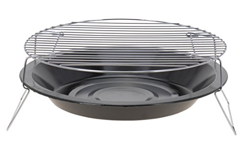 Trendkontor BBQ Mini Grill 36 cm Ø Camping Tragbarer Rundgrill Trendkontor BBQ Mini Grill 36 cm Ø Camping Tragbarer Rundgrill von Trendkontor