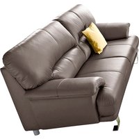 TRENDMANUFAKTUR 3-Sitzer "Cecilia, in italienischem Design, bequem" mit Chromfüßen von Trendmanufaktur