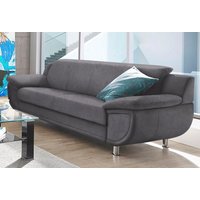 TRENDMANUFAKTUR 3-Sitzer "Rondo, Breite 207 cm, breite Armlehnen, Füße chromfarben" Big-Sofa wahlweise mit Federkern, in verschiedenen Bezügen bestellbar TRENDMANUFAKTUR 3-Sitzer "Rondo, Breite 207 cm, breite Armlehnen, Füße chromfarben" Big-Sofa wahlweise mit Federkern, in verschiedenen Bezügen bestellbar von Trendmanufaktur