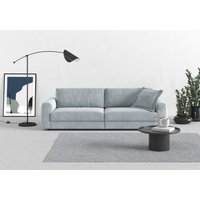TRENDMANUFAKTUR Big-Sofa "Bourbon, Designsofa," mit extra hohem Sitzkomfort, in trendigem Cord Bezug erhältlich von Trendmanufaktur