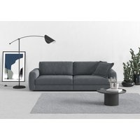 TRENDMANUFAKTUR Big-Sofa "Bourbon, Designsofa," mit extra hohem Sitzkomfort, in trendigem Cord Bezug erhältlich von Trendmanufaktur