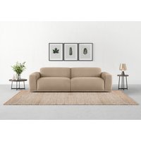 TRENDMANUFAKTUR Big-Sofa "Braga, mit hochwertigem Kaltschaum, Megasofa, in Cord erhältlich" modernes Big-Sofa, Couch mit hohem Sitzkomfort, 254/72/107 cm (B/H/T) von Trendmanufaktur