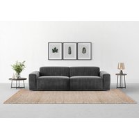 TRENDMANUFAKTUR Big-Sofa "Braga, mit hochwertigem Kaltschaum, Megasofa, in Cord erhältlich" modernes Big-Sofa, Couch mit hohem Sitzkomfort, 254/72/107 cm (B/H/T) von Trendmanufaktur