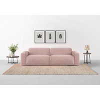 TRENDMANUFAKTUR Big-Sofa "Braga, mit hochwertigem Kaltschaum, Megasofa, in Cord erhältlich" modernes Big-Sofa, Couch mit hohem Sitzkomfort, 254/72/107 cm (B/H/T) von Trendmanufaktur