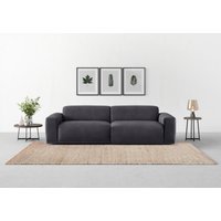 TRENDMANUFAKTUR Big-Sofa "Braga, mit hochwertigem Kaltschaum, Megasofa, in Cord erhältlich" modernes Big-Sofa, Couch mit hohem Sitzkomfort, 254/72/107 cm (B/H/T) von Trendmanufaktur