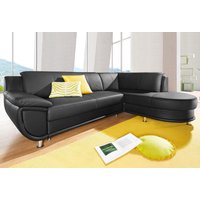 TRENDMANUFAKTUR Ecksofa "Rondo, zeitlos und elegant, bequem, L-Form", wahlweise mit Federkern, wahlweise mit Bettfunktion von Trendmanufaktur