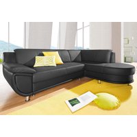 TRENDMANUFAKTUR Ecksofa "Rondo, zeitlos und elegant, bequem, L-Form", wahlweise mit Federkern, wahlweise mit Bettfunktion von Trendmanufaktur