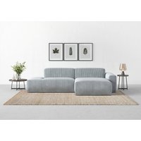 TRENDMANUFAKTUR Ecksofa Braga, aus 2 Teilen, moderner Cord-Stoff von Trendmanufaktur